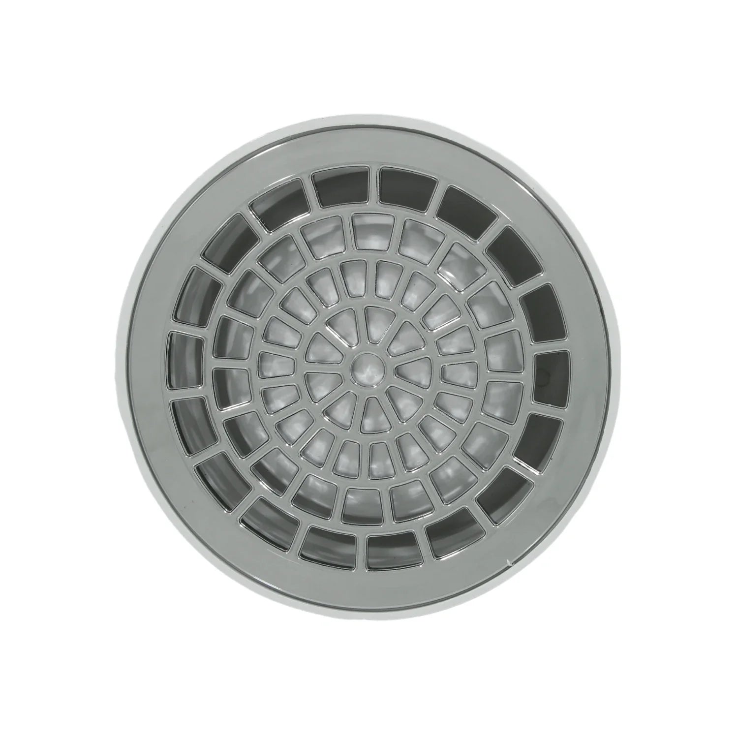 Fabricada de acero inoxidable y plástico de polipropileno.,Uso doméstico.,Cuenta con una trampa de agua para evitar el paso de insectos y malos olores.