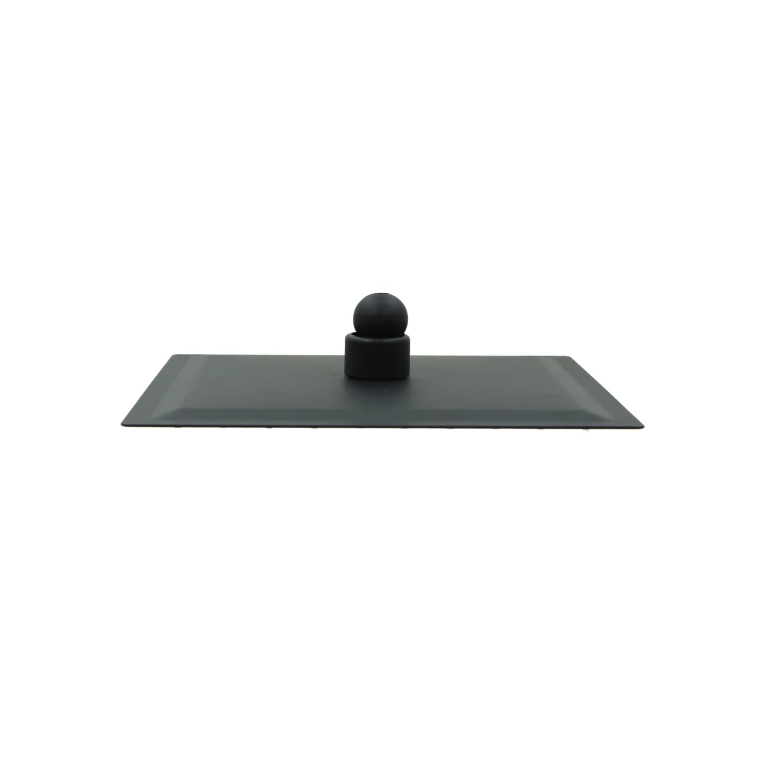 Base rectangular negra con bola de montaje para soporte de equipos robustos