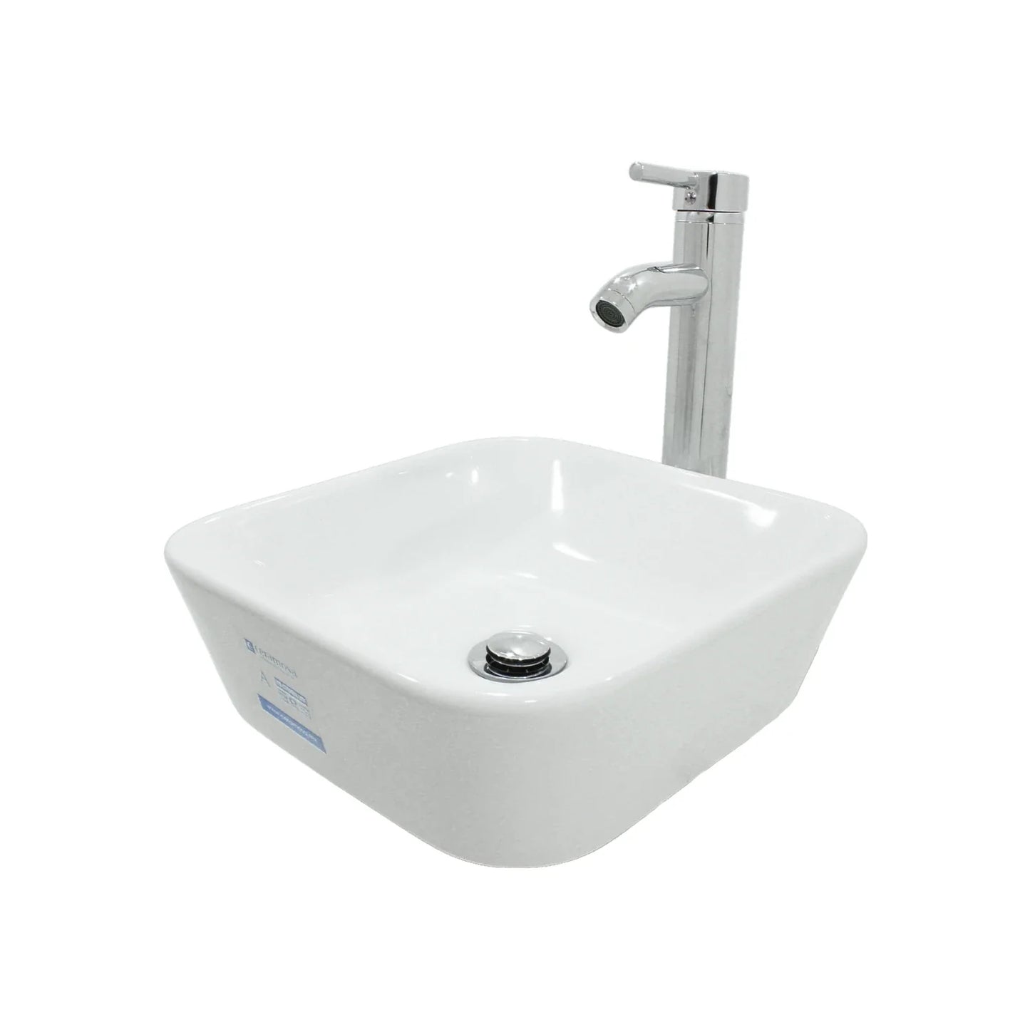 Kit de lavabo cuadrado Metalflu Tucson 62811