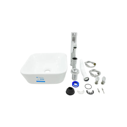 Kit de lavabo cuadrado Metalflu Tucson 62811