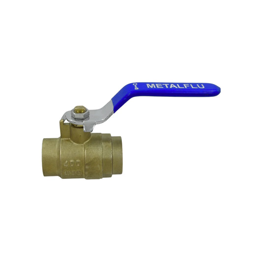Válvula de esfera latón 1" soldable Metalflu