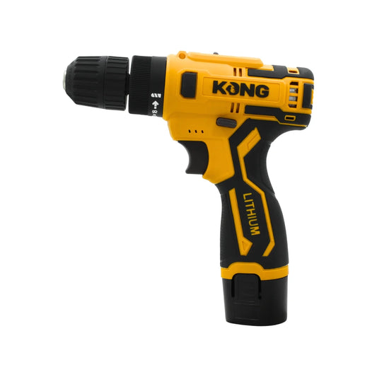 Taladro/atornillador inalámbrico 12 V 3/8 con accesorios Kong KO-12