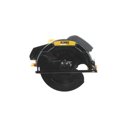 Sierra circular eléctrica Kong KO185 7 1/4", 1400W, negro y amarillo para cortes precisos