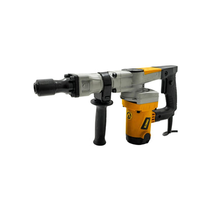 Martillo demoledor eléctrico Kong 1500W amarillo y gris para trabajos pesados de construcción