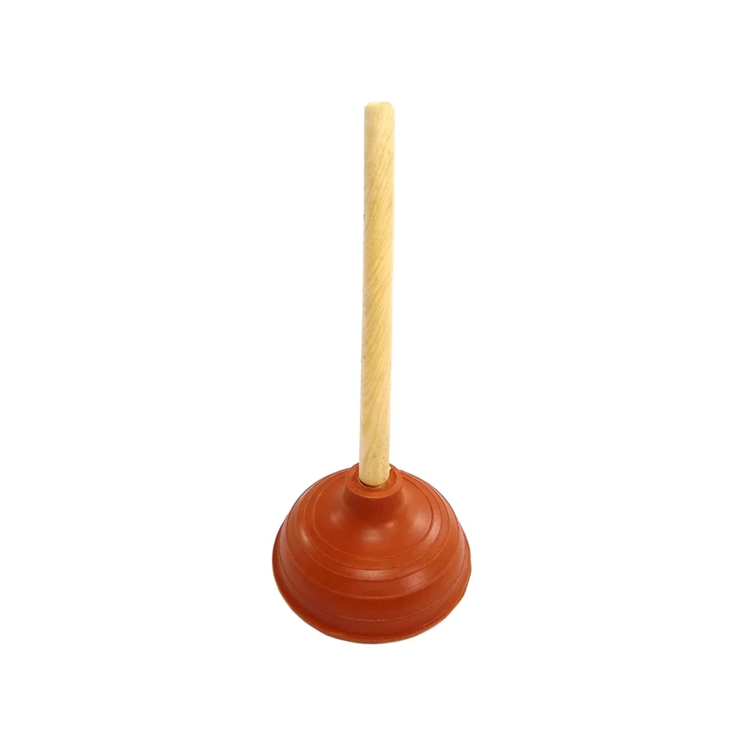 Bomba del no 6,Para destapar WC,Bomba de hule alta mente resistente.,Mango de madera.,Hecha en México.