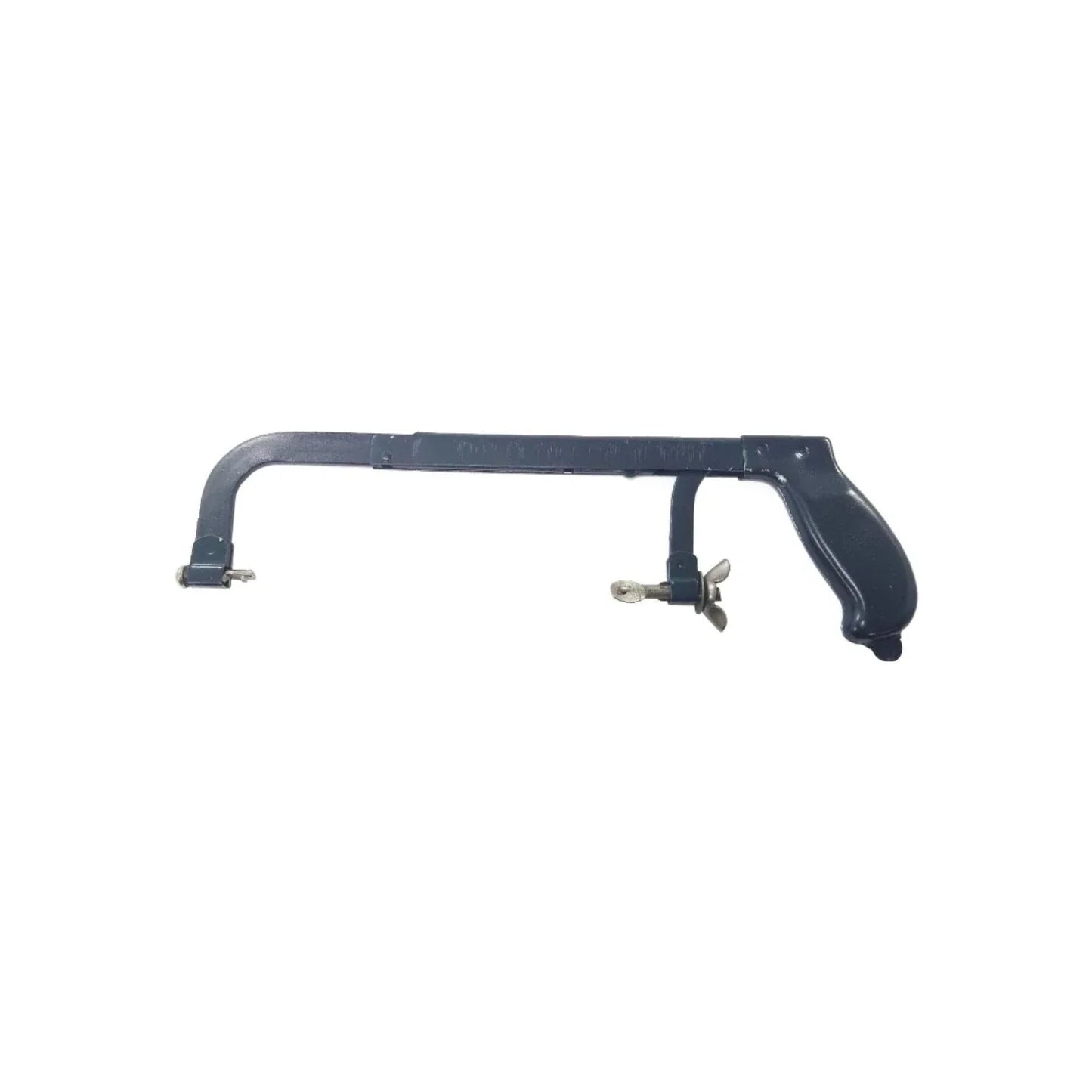 Cuerpo  de fierro.,Mango de aluminio.,Arco para mecánico.,Solera reforzada.,Incluye segueta.,Material pesado.