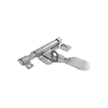 Cerrojo de corredera galvanizado metálico, pestillo pasador para seguridad en puertas y portones.