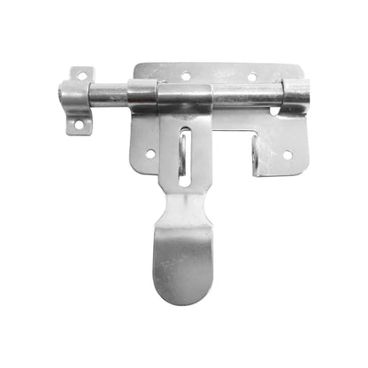 Fabricado enlámina galvanizada.,Ideal para puertas de madera o metal.,Se puede atornillar y soldar a la puerta.,Con albada para candado.