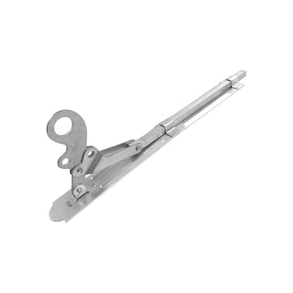 Cerrojo pasador de piso galvanizado 40cm, ideal para asegurar puertas y portones exteriores.
