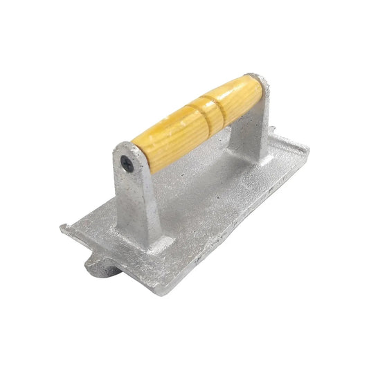 Frataso de aluminio con mango de madera, herramienta para alisar y nivelar superficies de cemento y concreto