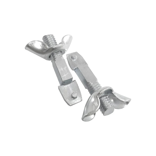 2 piezas.,Para arco cromado.,Ideal para arcos 1/4"x1