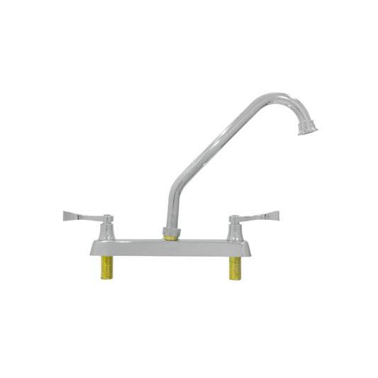 Cuerpo de zamak.,Cubierta ABS,Acabado: Cromo.,Cuello ABS,Maneral ABS de palanca.