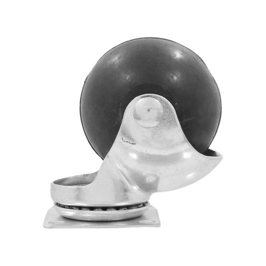 Rodaja de uso general.,Con buje y espiga con socket.,Capacidad máxima de carga 50 kg,Rodaja de hule tipo bola de 2" (50 mm).