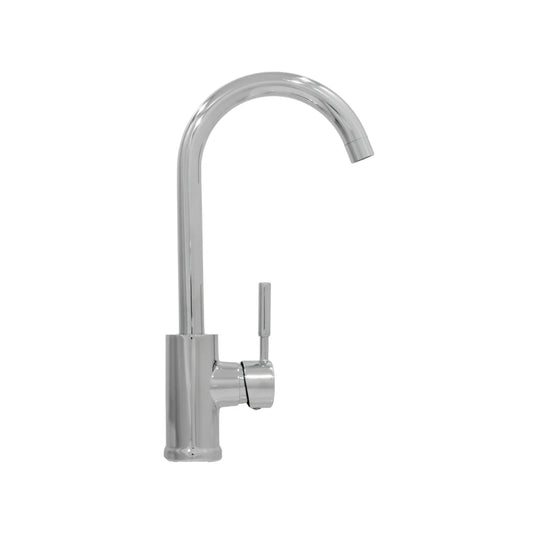 Cuerpo de metálico.,Cubierta metálica,Acabado: Cromo.,Cuello metálico.,Maneral de palanca.,Ideal para ovalines.,Incluye mangueras (agua caliente y fria).,100% metal.