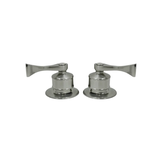 Elaborado en zamak.,Resistente a la corrosión.,Satinado.