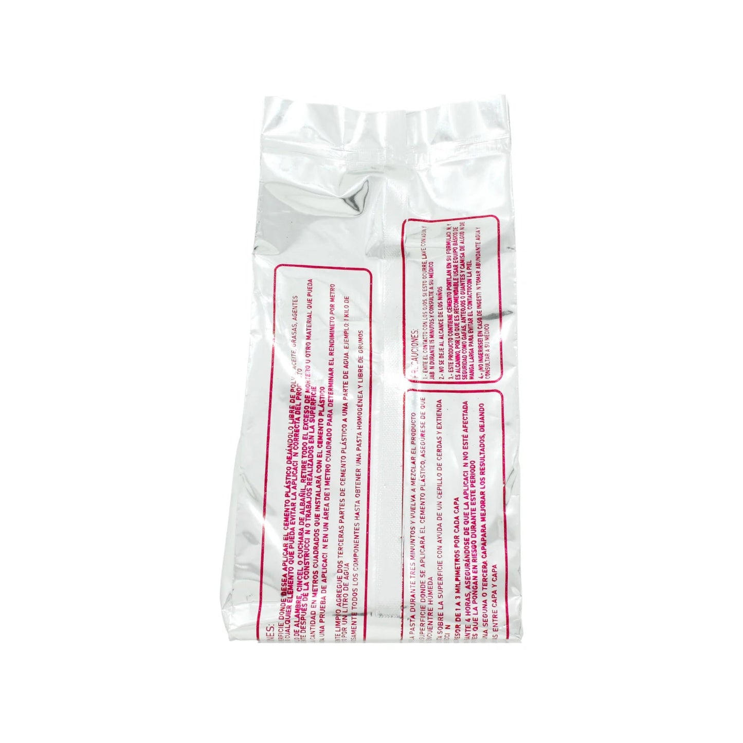 Plasticreto impermeabilizante gris en polvo 1 kg para techos y muros, resistente al agua.
