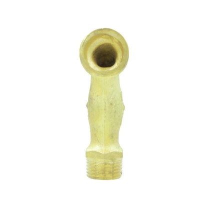 Boquilla angular de latón con rosca para manguera, adaptador de salida de agua para grifo o llave de nariz.