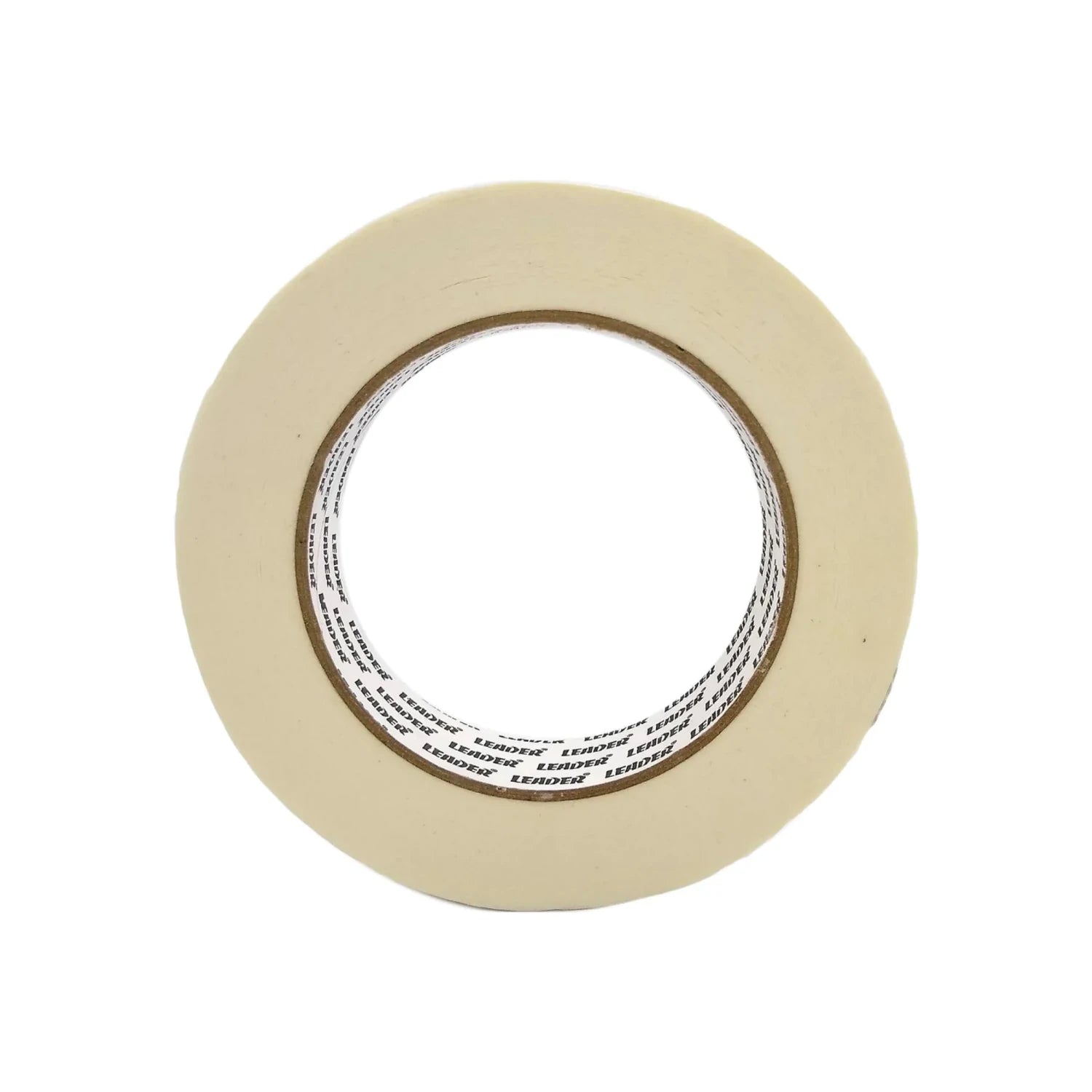 Cinta masking tape Leader beige de 24mm x 50m para pintura y trabajos generales