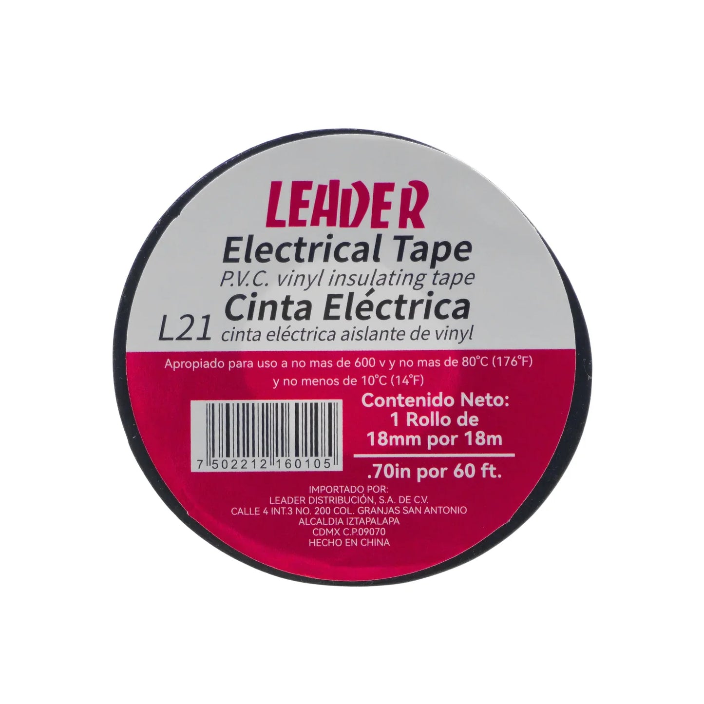 Cinta de aislar Leader 