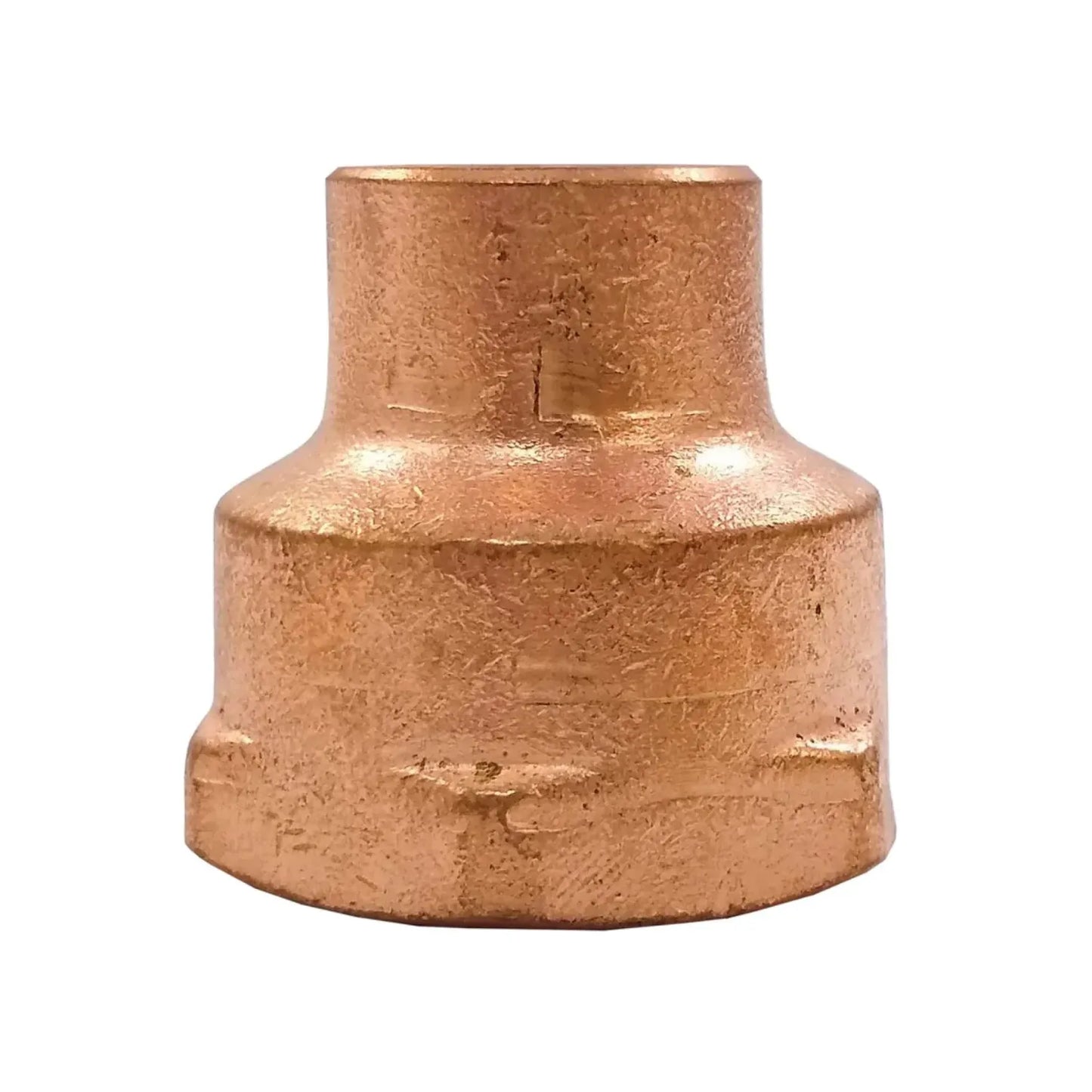 Adaptador reductor de cobre para tubería, conexión soldable de diámetro variable para instalaciones hidráulicas o gas