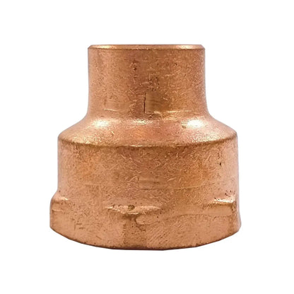 Adaptador reductor de cobre para tubería, conexión soldable de diámetro variable para instalaciones hidráulicas o gas