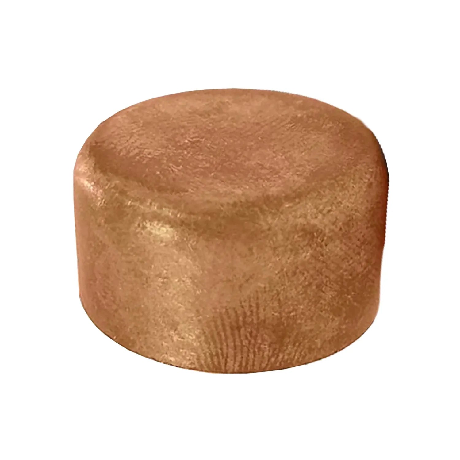 Tapón de cobre cilíndrico para terminal de tubería instalaciones de gas y agua fontanería profesional