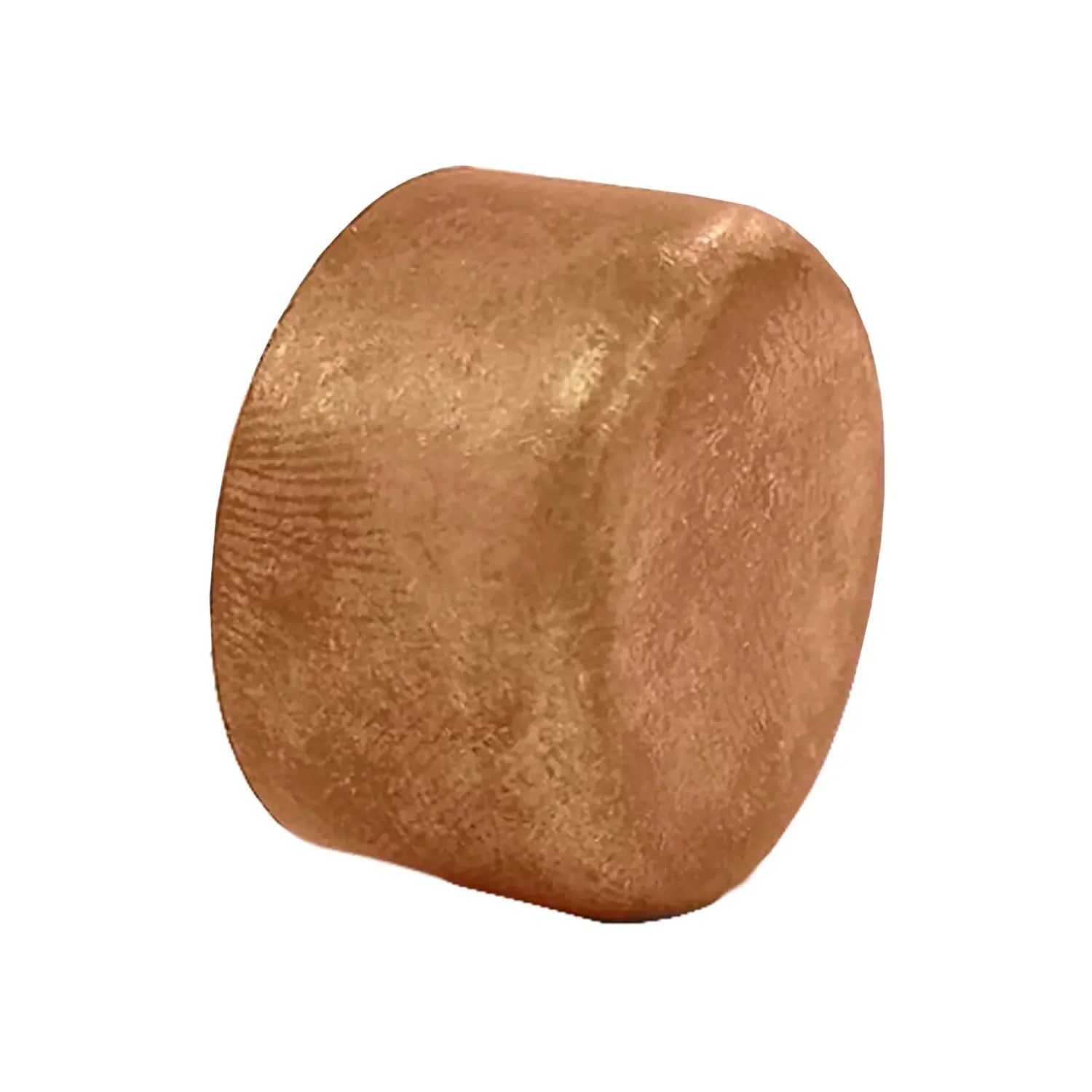 Tapón terminal de cobre para tubería de soldar, accesorio de fontanería para sellado estanco de conductos, color cobre natural