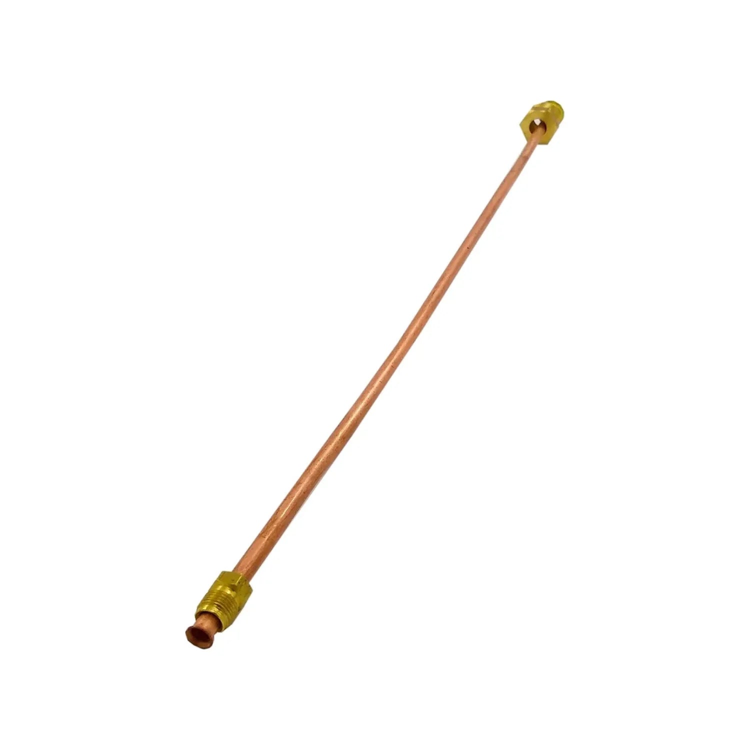 Elaborado en cobre.,De 1/4",Longitud de 50 cm,Conexión NTP macho.,Tuerca izquierda punta pool.