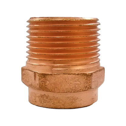 Elaborado de cobre.,Conector 1" rosca exterior.,Conector de 25 mm,Ideal para instalaciones de gas natural y LP