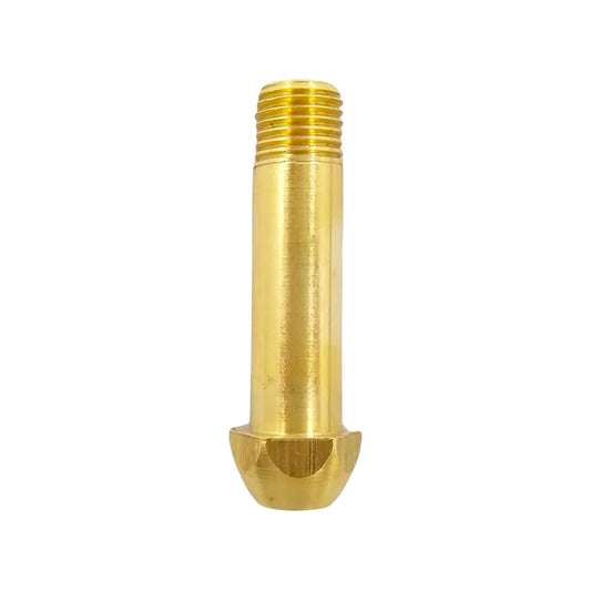 Elaborado de latón.,Punta pool de 1/4",Punta de 6 cm,Punta pool con rosca.