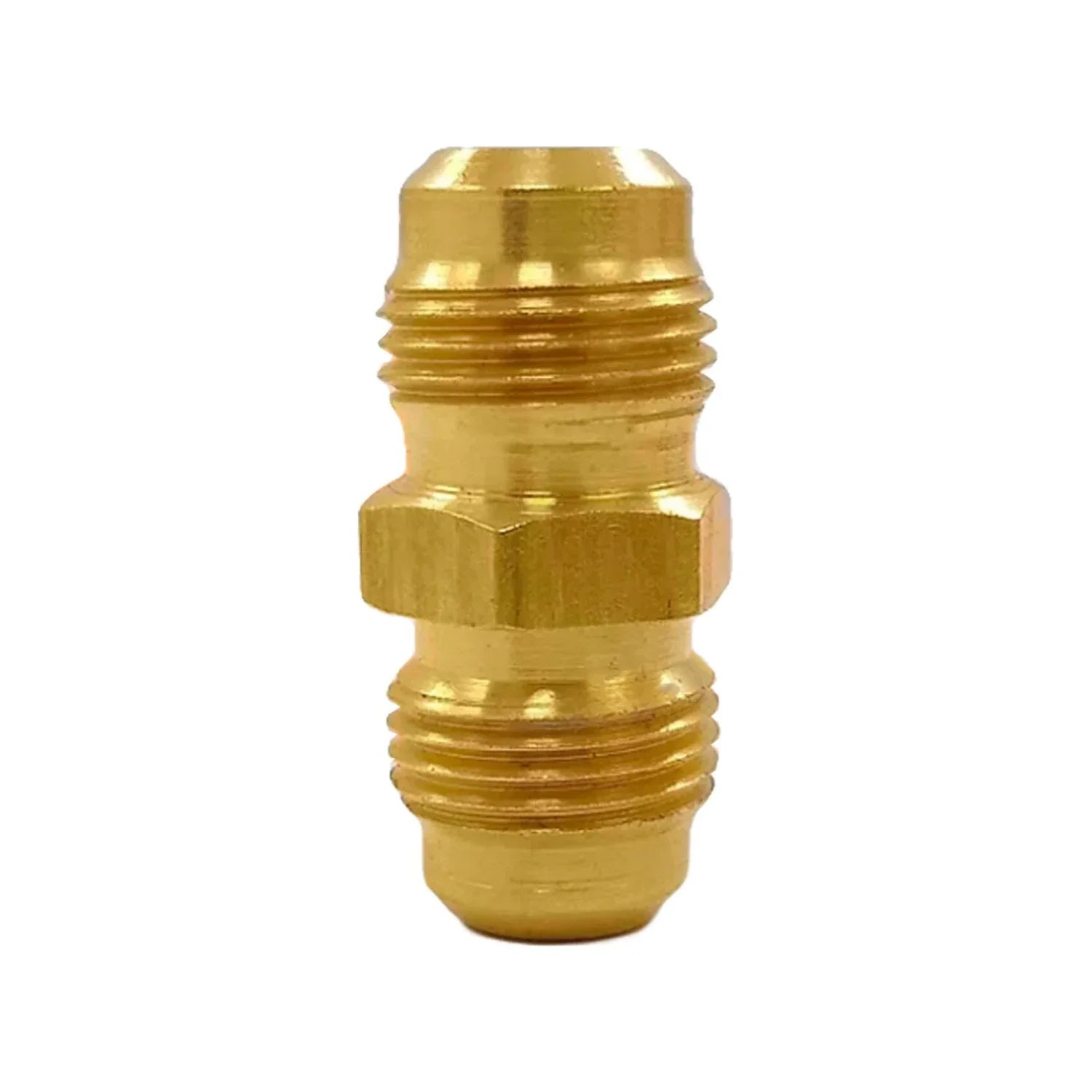 Elaborado de latón.,Niple 3/8"x3/8",10-10 mm