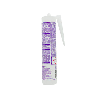 Cartucho sellador de silicona blanco Artecola para baños y cocinas, resistente a humedad y hongos