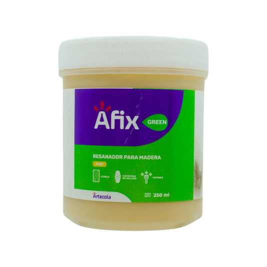 Afix resanador para madera color pino 250ml lijable y pintable