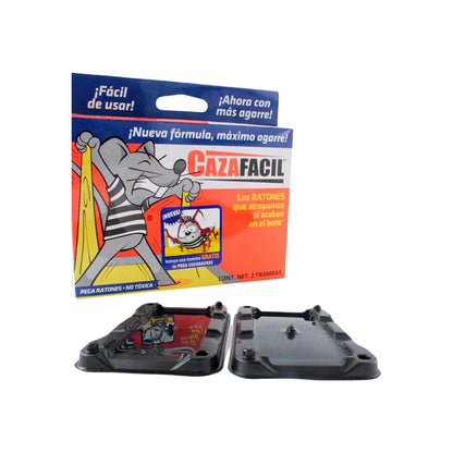 Trampa chica para ratones 2 piezas Cazafacil