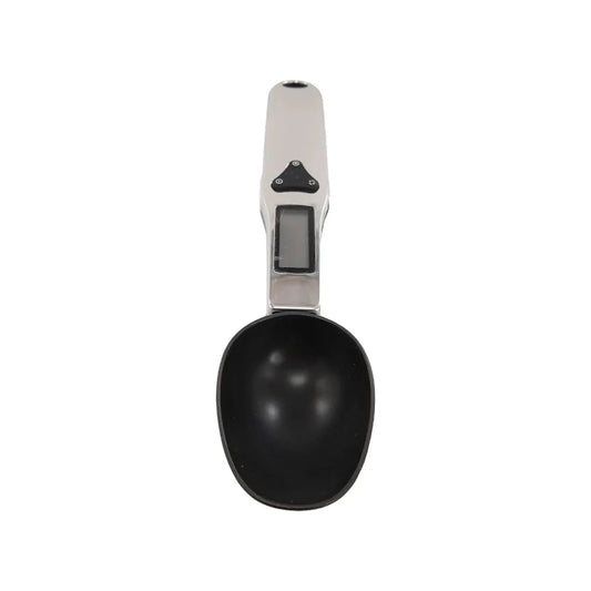 Báscula de medición.,Material: Metal y plástico ABS,Peso máximo: 500 g,Unidades de medida: g/oz/ct/gnr,Medición precisa.,Pantalla LCD,Cuchara desmontable para limpieza.,Sensores de galga extensometrica de alta precisión.,Multifunción: Función tara, función de modo y función de retención.