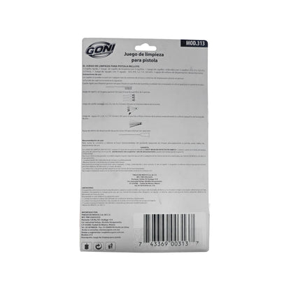 Juego de limpieza para pistola Goni 313