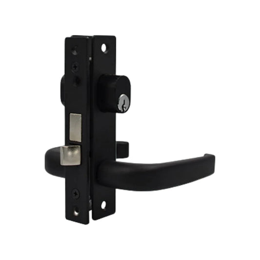 Cerradura/Chapa para puerta de aluminio negra Ferky CPA-PN