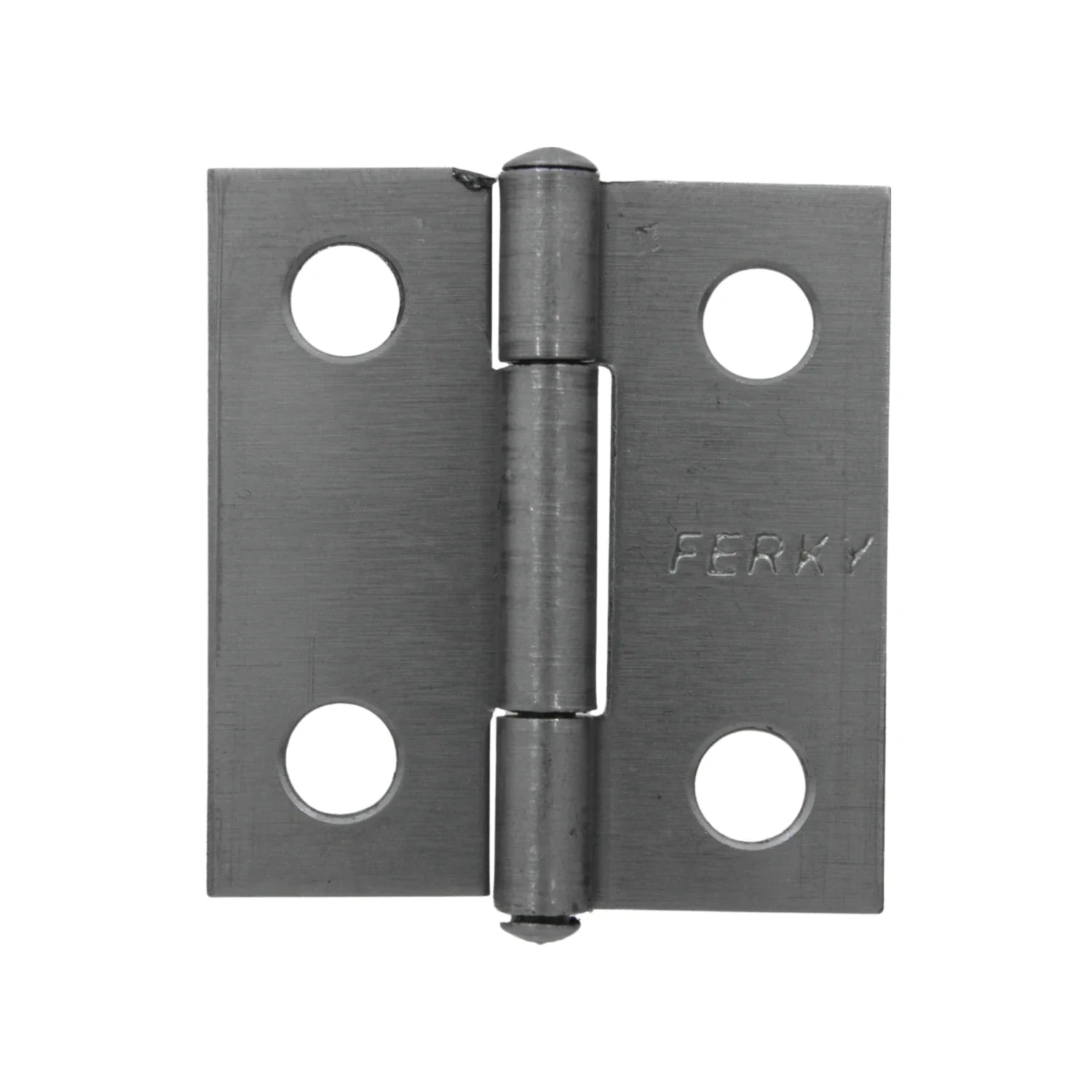 Información Técnica., Fabricada en acero., Bisagra residencial., Medida: 1 1/2" x 1 1/2", Acabado satinado., La imagen puede diferir un poco del producto final.