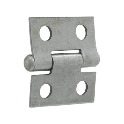 Bisagra de acero satinado de 1 pulgada con 4 orificios para muebles o pequeñas puertas