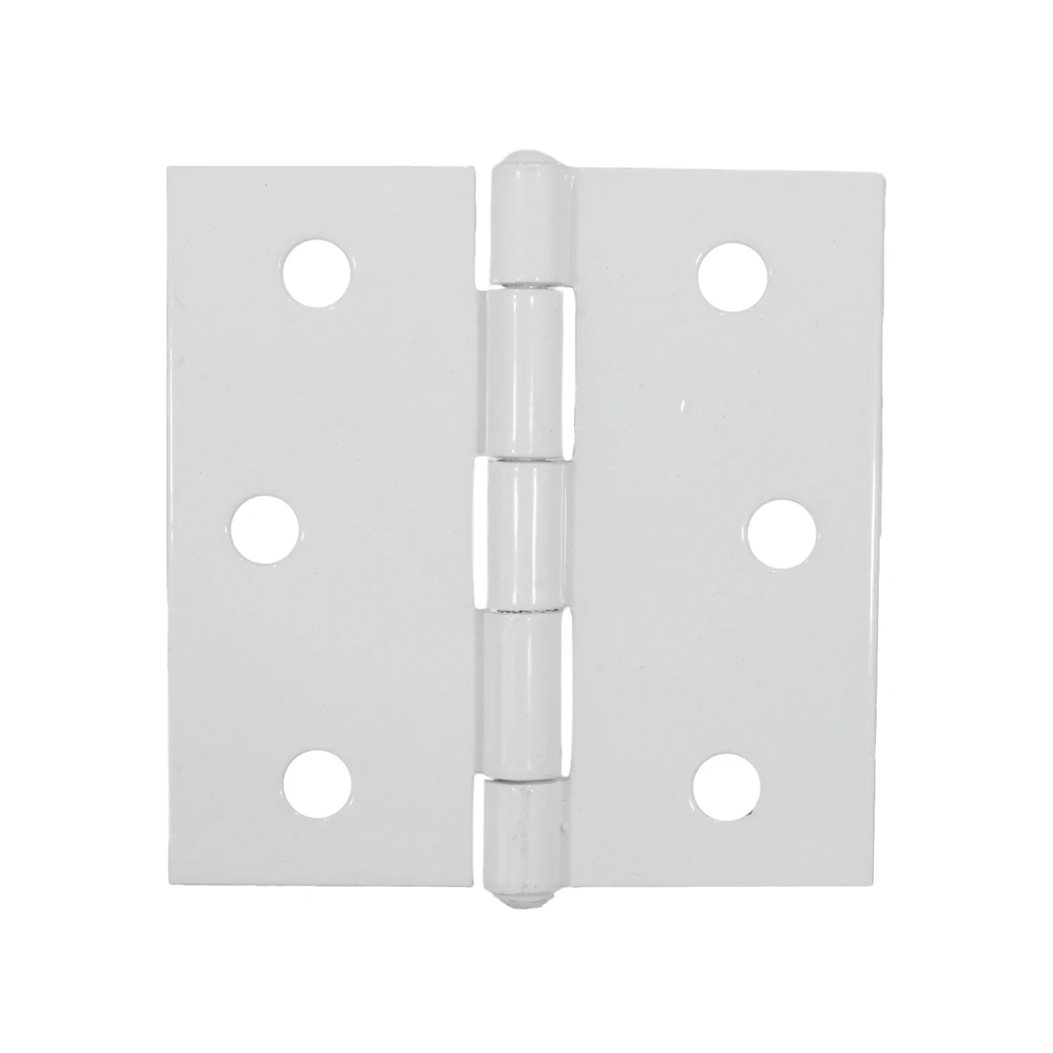Información Técnica., Fabricada en acero., Bisagra residencial., Medida: 3" x 3", Acabado blanco., La imagen puede diferir un poco del producto final.