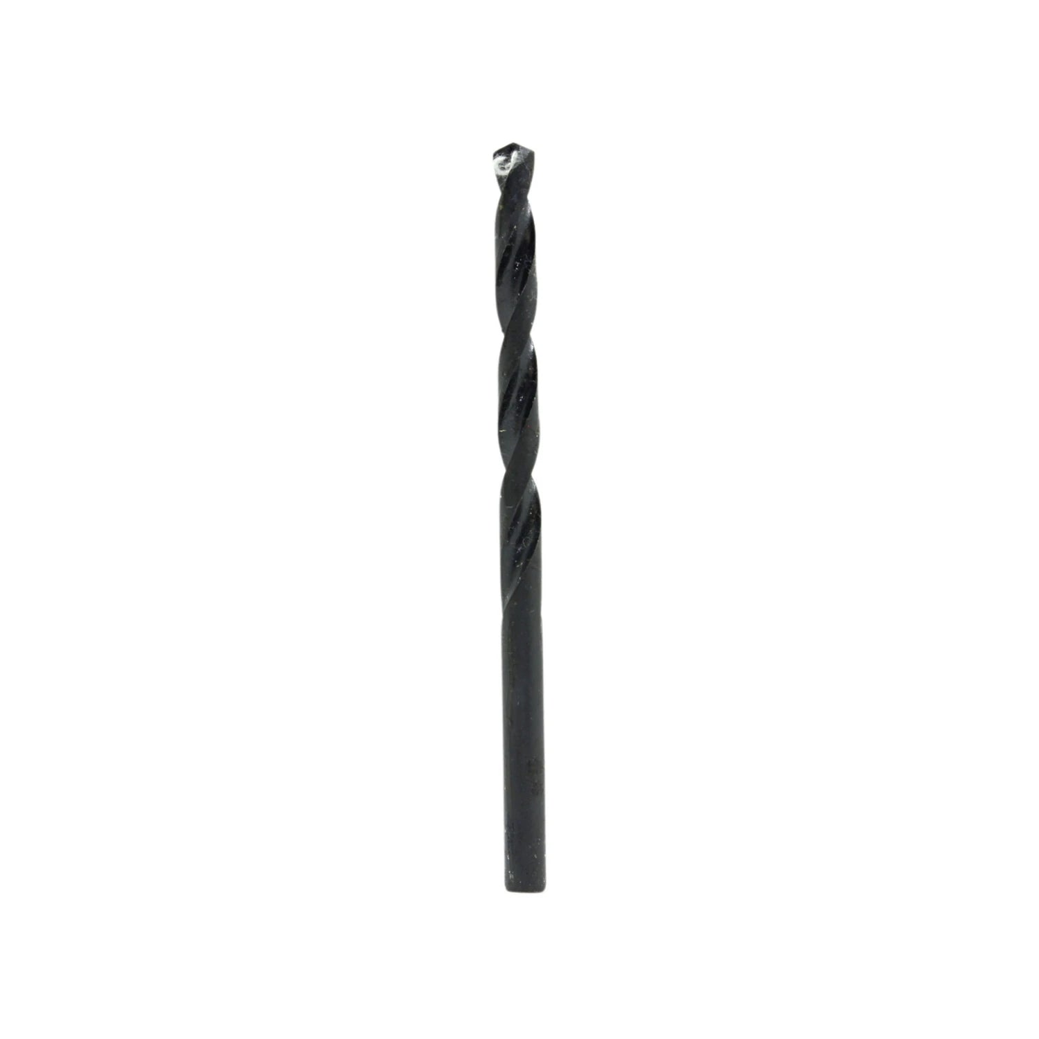 Broca de alta velocidad 7/32" negra con zanco corto, punta a 135º para perforar metal.