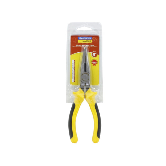 Pinza de punta Tramontina Master 6 pulgadas aislada 1000V amarillo y negro