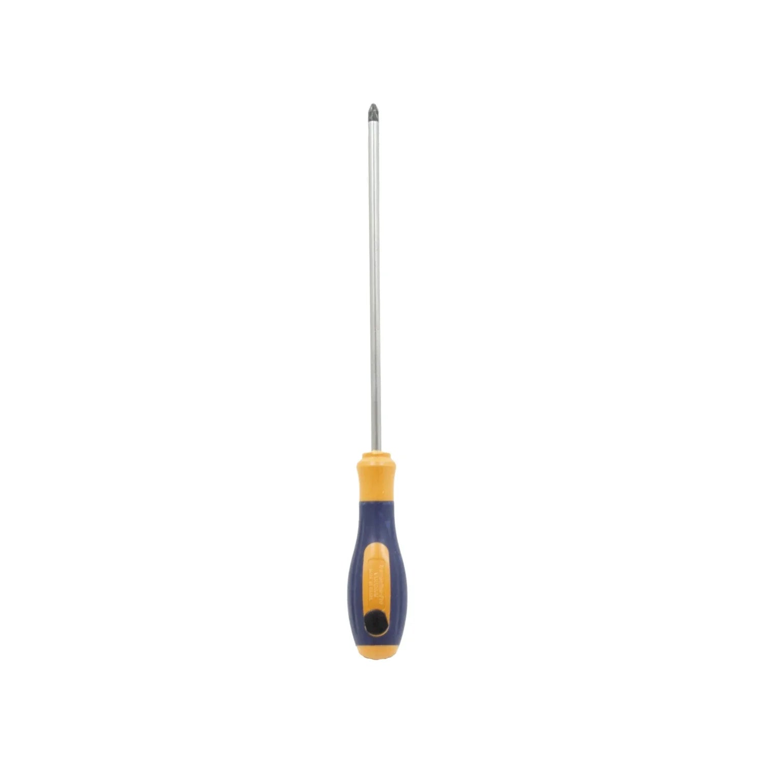 Ideal para trabajos livianos y el hogar.,Mango de polipropileno., Forjado en acero al alto carbóno.,Punta magnetizada.,Medida: 1/4"x8".,Punta cruz.,Cromo vanadio.