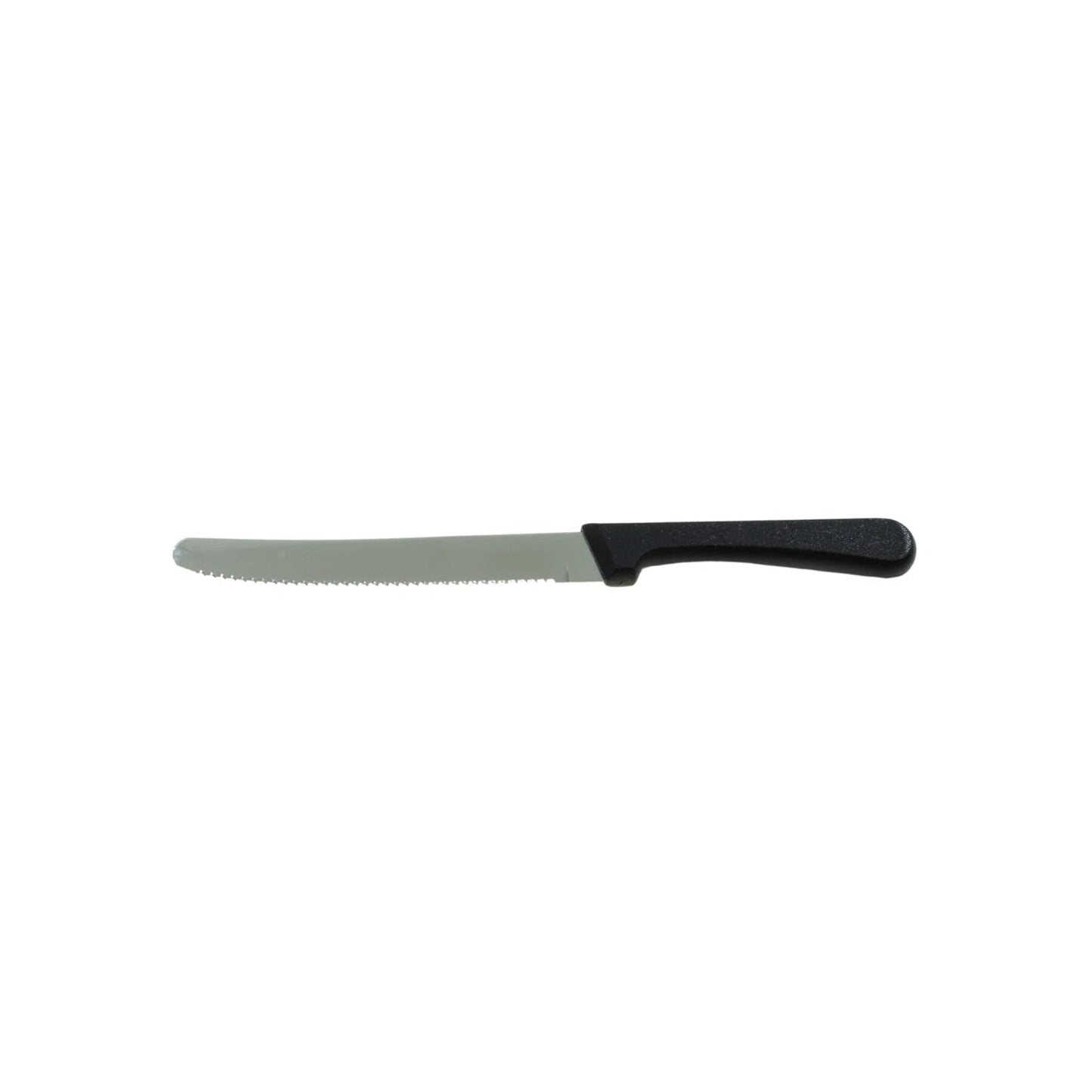 Cuchillo de sierra 5 pulgadas mango de plástico negro
