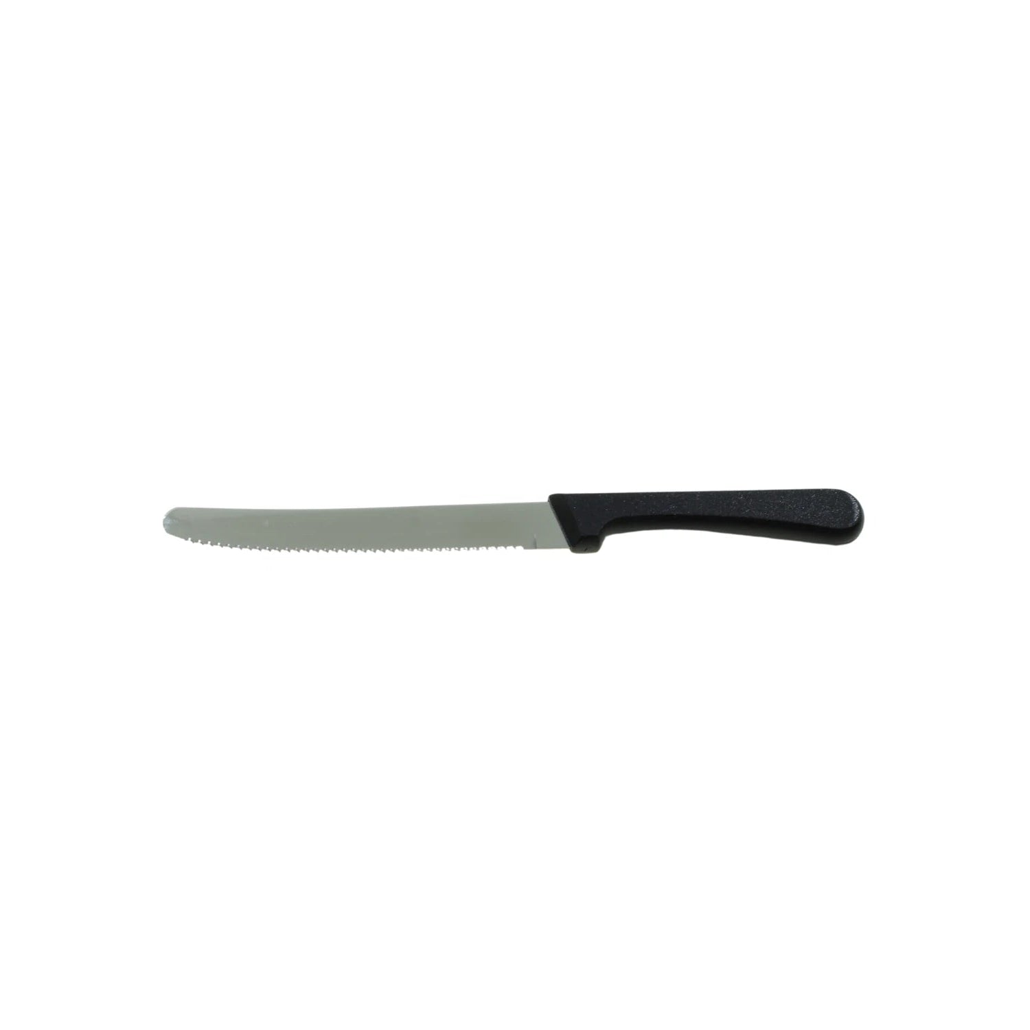 Cuchillo de sierra 5 pulgadas mango de plástico negro