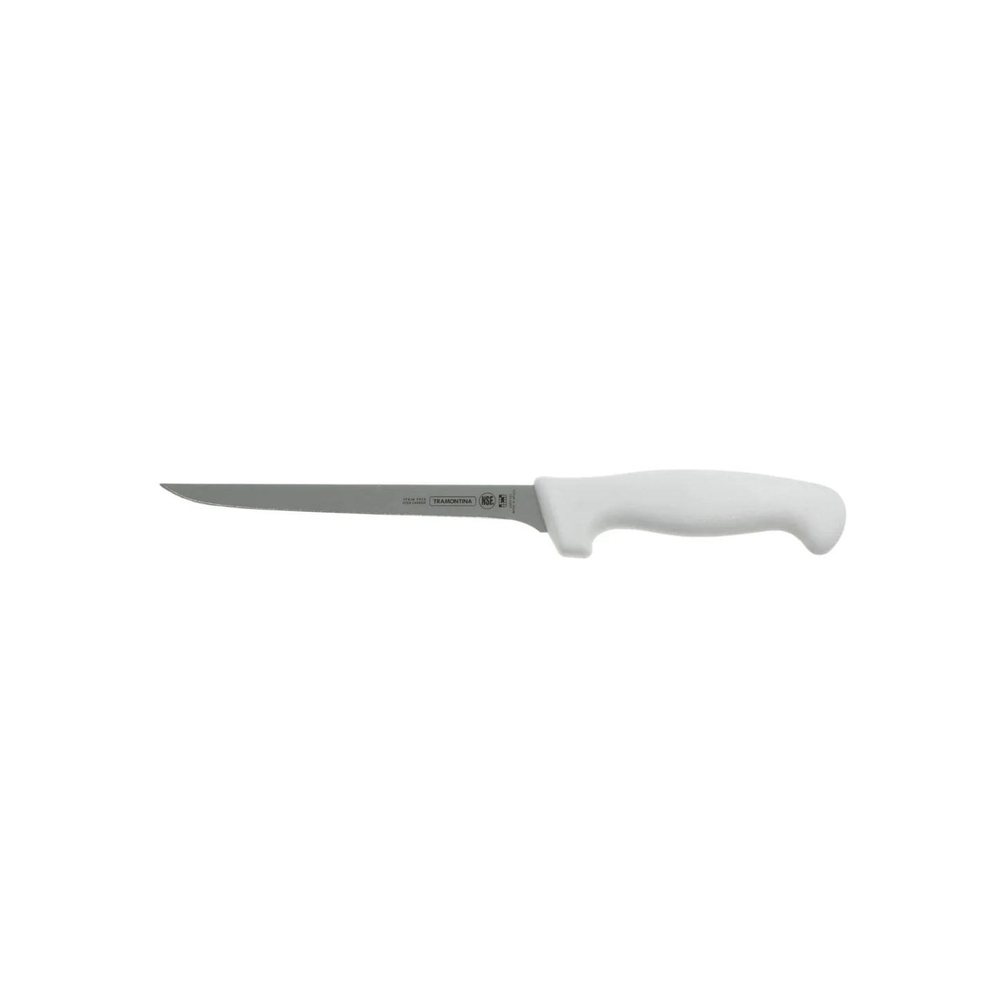 Cuchillo 7" para deshuesar mango blanco Tramontina 24603/087