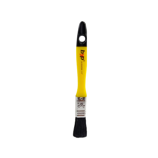 Brocha cerda natural.,Brocha para uso doméstico.,Para toda clase de pinturas.,Consigue un acabado más uniforme al pintar.