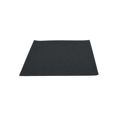 Lija de madera grano 100 negra para lijar y desbastar superficies de madera gruesas.