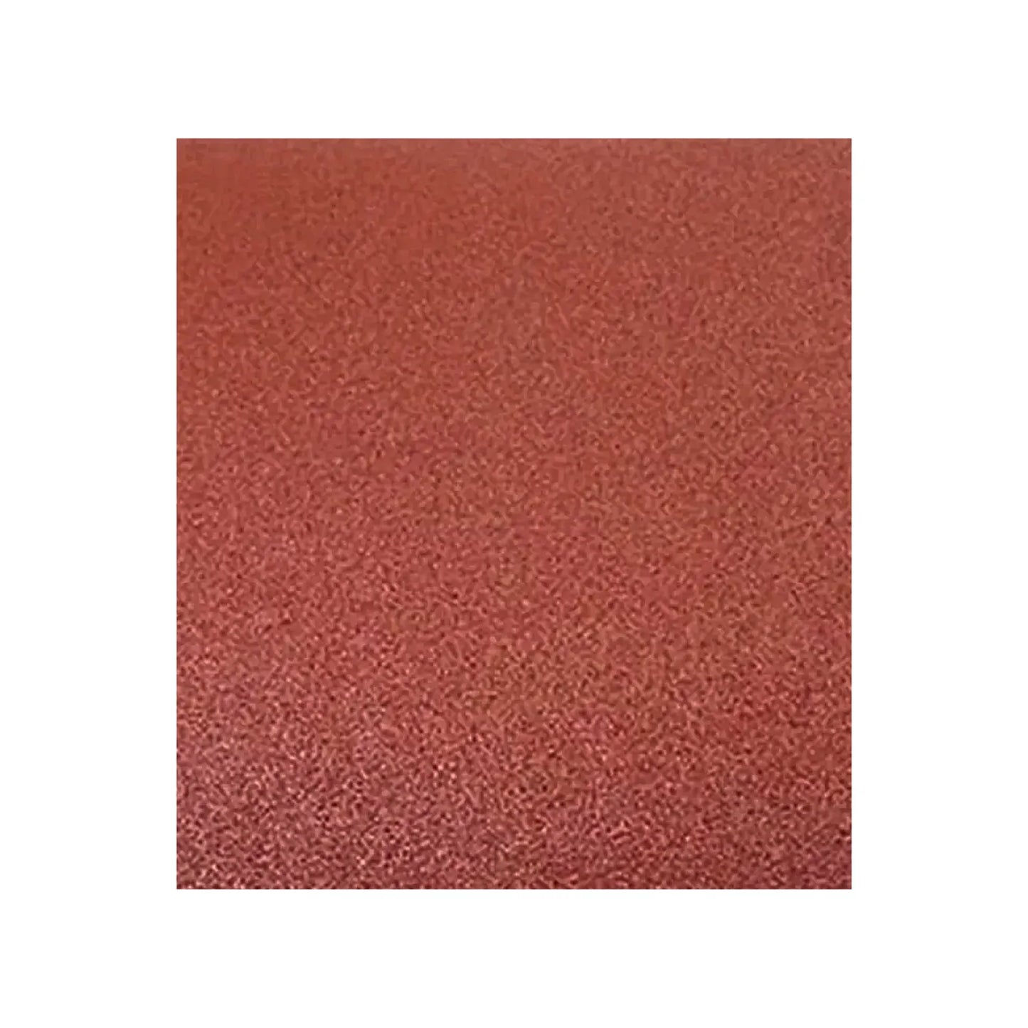 Papel de lija rojo óxido con grano abrasivo para lijado de madera y metal