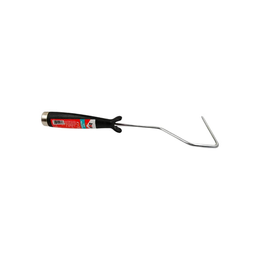 Maneral mini para rodillo de pintura Byp 4 pulgadas con mango negro ergonómico y armazón metálico